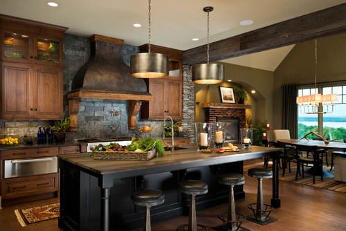 Rustic Cabin Kitchen