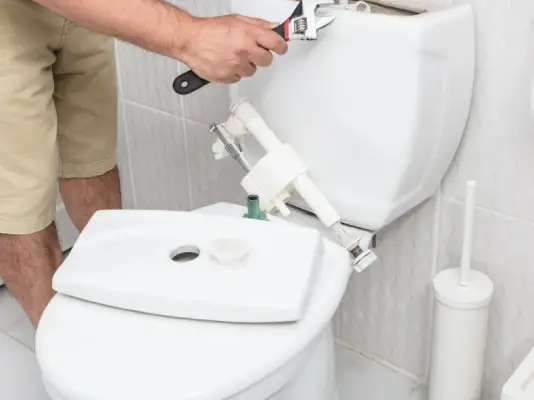 toilet handling