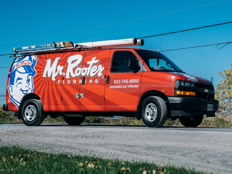 Mr. Rooter van.