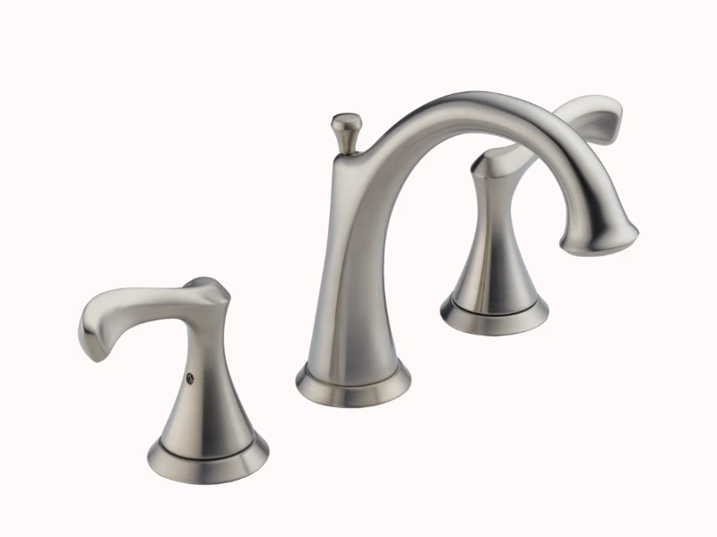 Wide spread faucet.