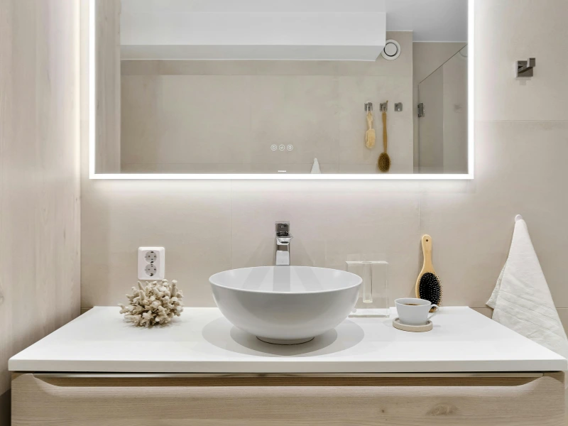 modern vessel sink.